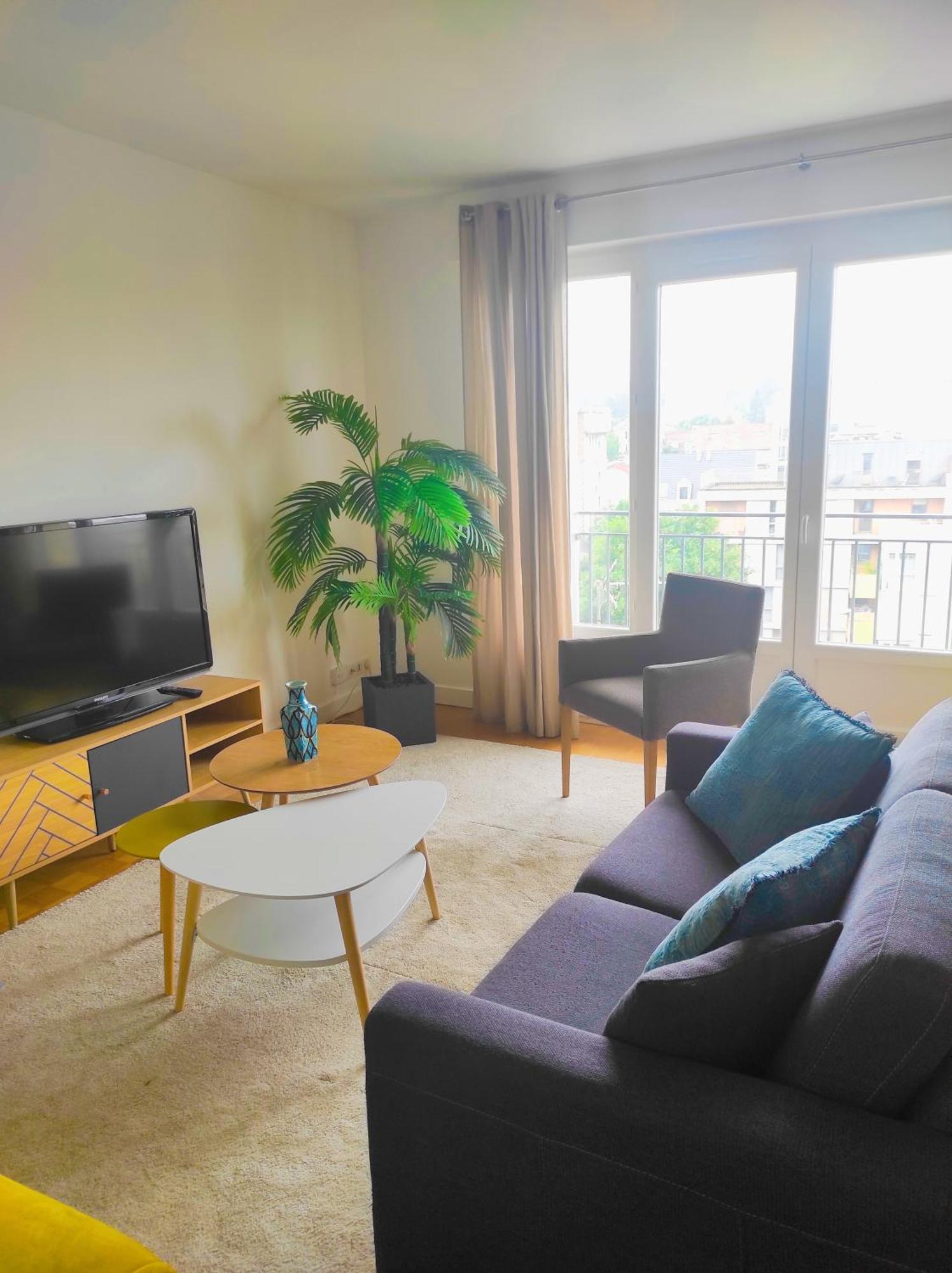 Grand 2 Pieces Vue Degagee Quartier Gare Leilighet Clamart Eksteriør bilde